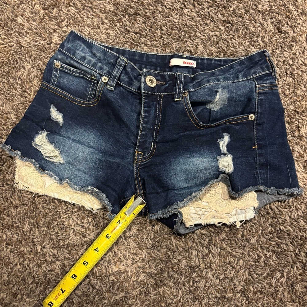 Womens Bongo Jeans Shorts